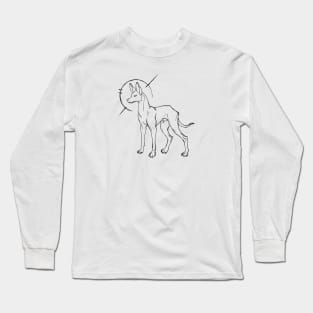 Pharaoh Dog Halo Long Sleeve T-Shirt